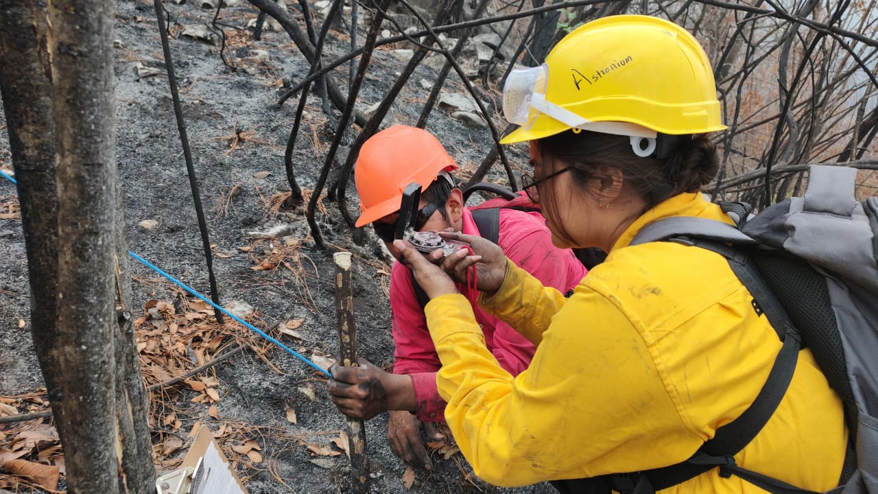 27-05-2024: Brigada F7-02 Realiza Evaluación de Daños por Incendios Forestales en Cd. Mendoza