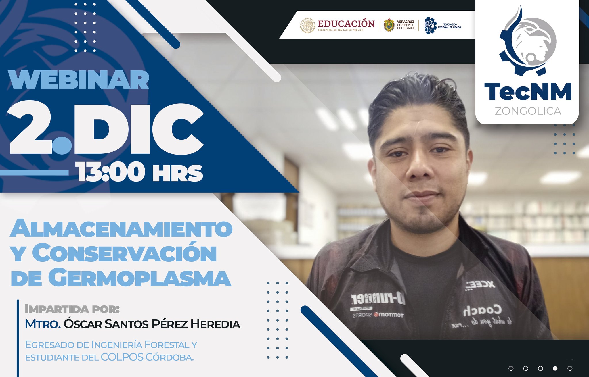 Webinar: “Almacenamiento y Conservación de Germoplasma”