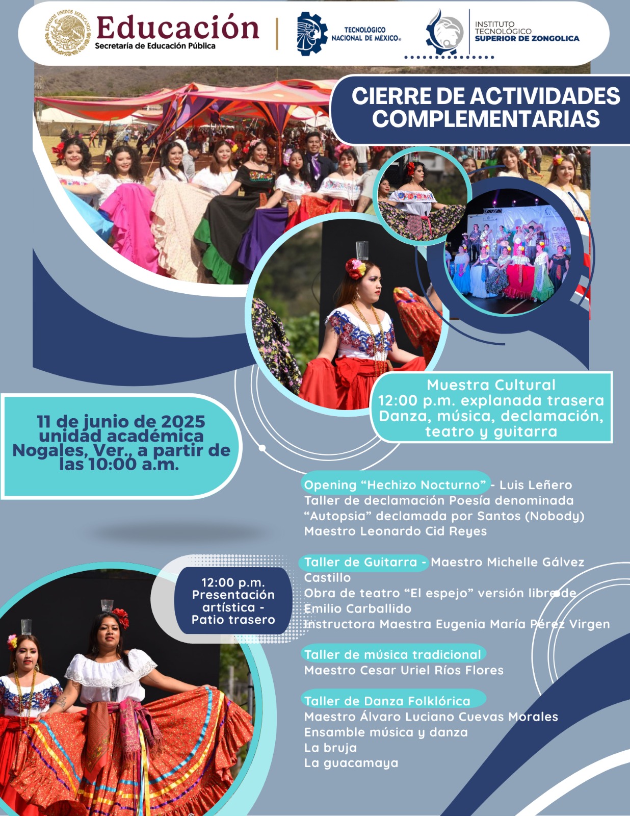 Cierre de Actividades Complementarias TecNM Zongolica 2025.